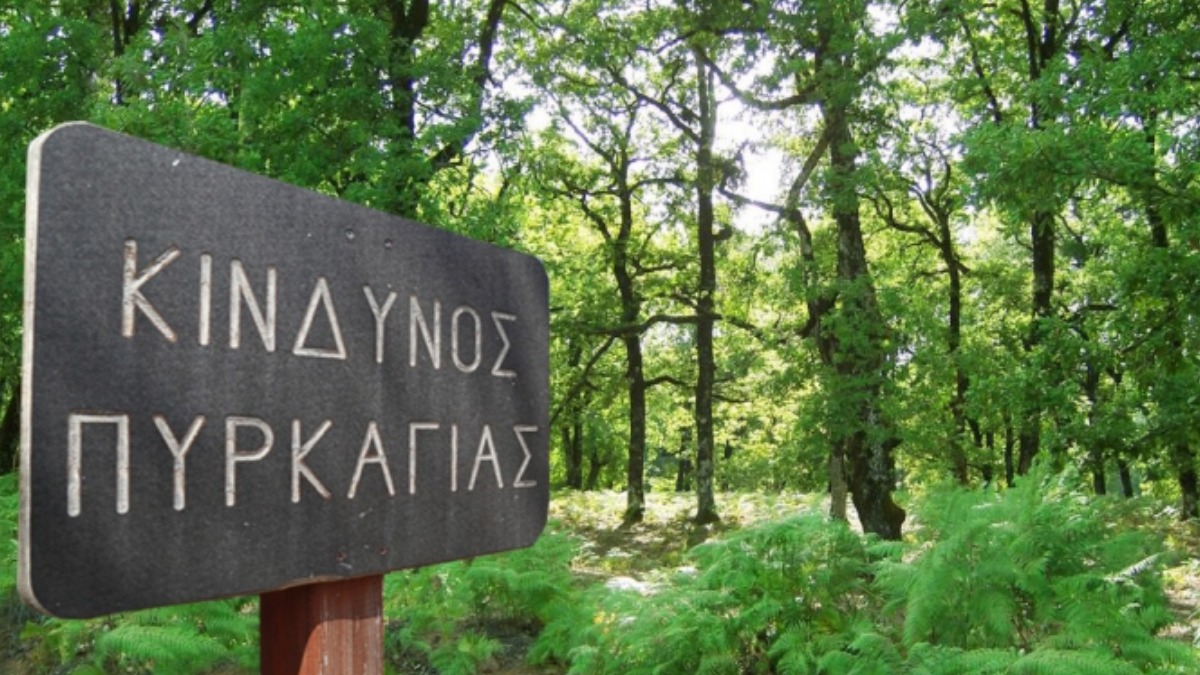 Χαλκιδική: Απαγόρευση κυκλοφορίας και την Πέμπτη λόγω υψηλού κινδύνου εκδήλωσης πυρκαγιάς