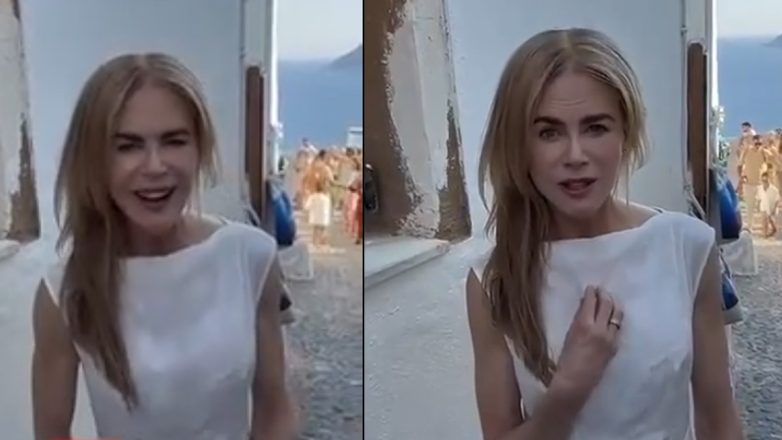 Nicole Kidman: Το βίντεο από τη Σαντορίνη για το σχολείο της