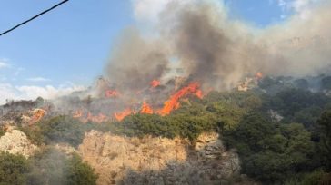 Φωτιά στην Κω, στην περιοχή Πυλί