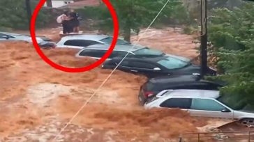 Οίτυλο Μάνης: Κάτοικοι σκαρφάλωσαν σε εκκλησάκι για να σωθούν από την πλημμύρα