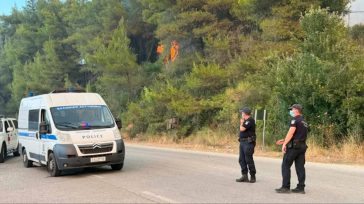 Πυρκαγιά στη Χαλκιδική – Ισχυρές δυνάμεις στο σημείο