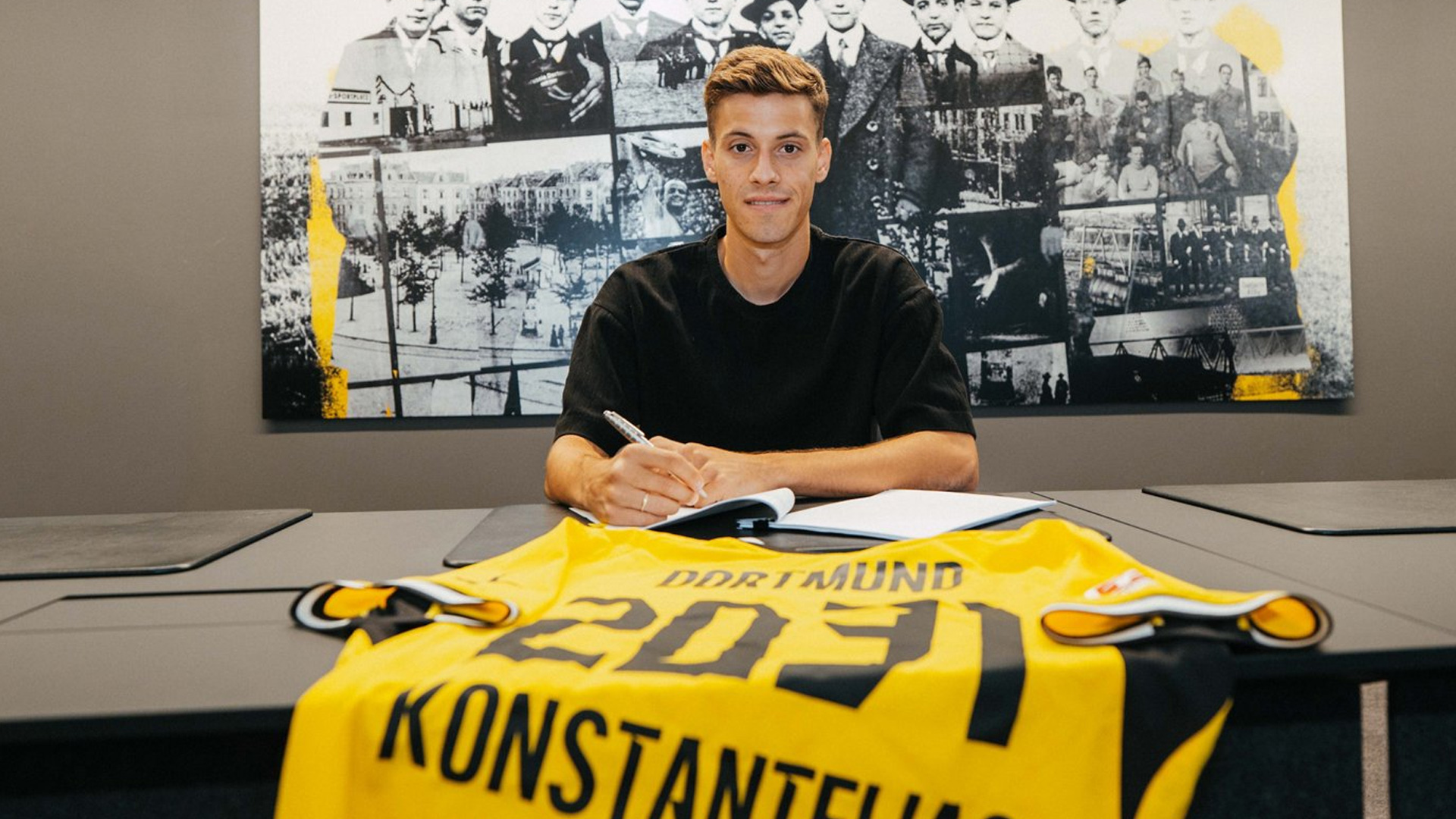 Κωνσταντέλιας: «Ανυπομονώ να φορέσω τη φανέλα της Ντόρτμουντ»