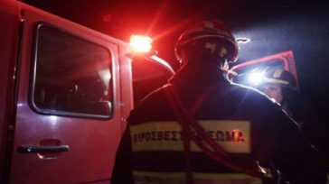 Πυρκαγιά σε δασική έκταση στο Καρπενήσι