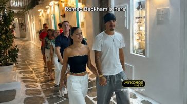 Romeo Beckham: Χέρι χέρι με την καλλονή σύντροφό του, Kim Turnbull στα γραφικά Ματογιάννια