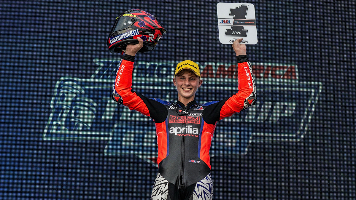 Ο Hank Vossberg πρωταθλητής στο Twins Cup 2026 του MotoAmerica