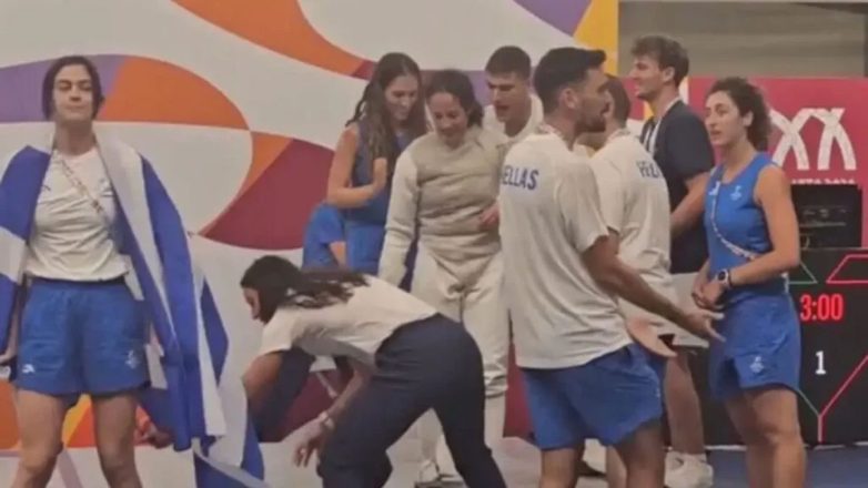 Ιστορικό χρυσό μετάλλιο στην ξιφασκία