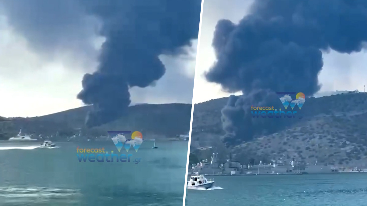 Φωτιά στο Ελληνικό Σαλαμίνας κοντά στον Ναύσταθμο – Εκκενώθηκαν με μήνυμα «112» Άνω Βασιλικά και Μπιζάνι