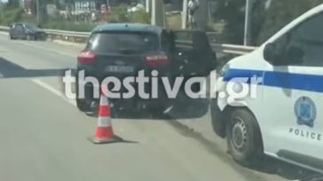 Ηλικιωμένος αισθάνθηκε αδιαθεσία και σταμάτησε το όχημα του στη μέση της Εγνατίας Οδού