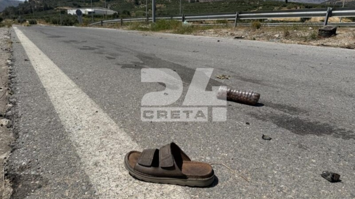 Νεκρός 76χρονος παραγωγός σε σφοδρό τροχαίο στο Βενεράτο Ηρακλείου