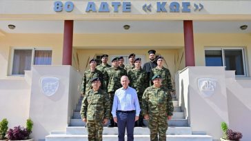 Στην 80 ΑΔΤΕ και το Φυλάκιο Ψερίμου ο Υφυπουργός Εθνικής Άμυνας