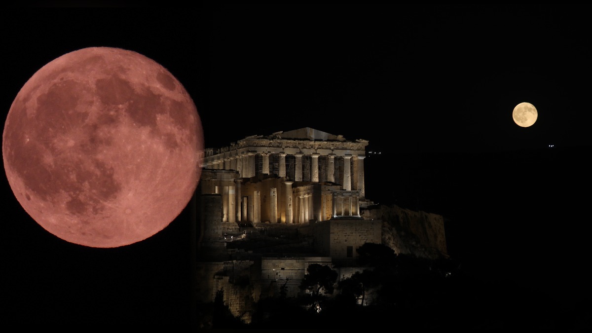 Η «Πανσέληνος του Οξύρρυγχου» φώτισε τον σκοτεινό ουρανό