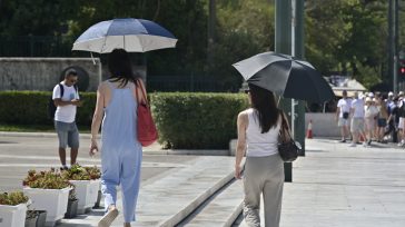 «Κοκτέιλ» από ζέστη, αφρικανική σκόνη και τοπικές μπόρες