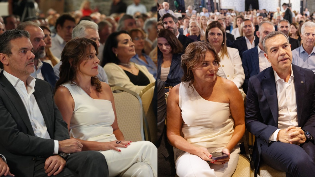 Μπέττυ Μπαζιάνα: Έκλεψε τις εντυπώσεις με την εμφάνισή της στο πλευρό του Αλέξη Τσίπρα στη ΔΕΘ