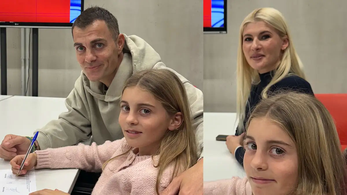 Στέλιος Χανταμπάκης – Όλγα Πηλιάκη: Η 10χρονη Μαλένα ανανέωσε το συμβόλαιό της με την Ατλέτικο Μαδρίτης