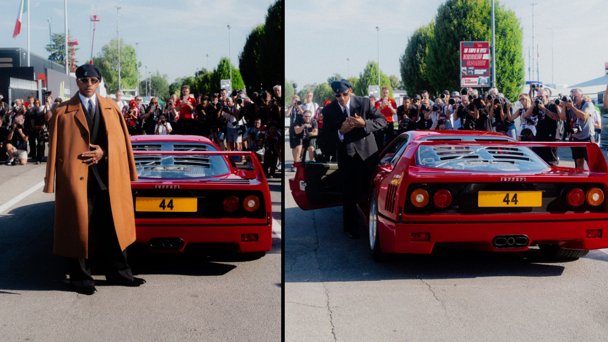 Ο Hamilton το έκανε – Πήγε στη Monza με την Ferrari F40 που μόλις αγόρασε και έκανε την εμφάνιση της χρονιάς (Βίντεο)