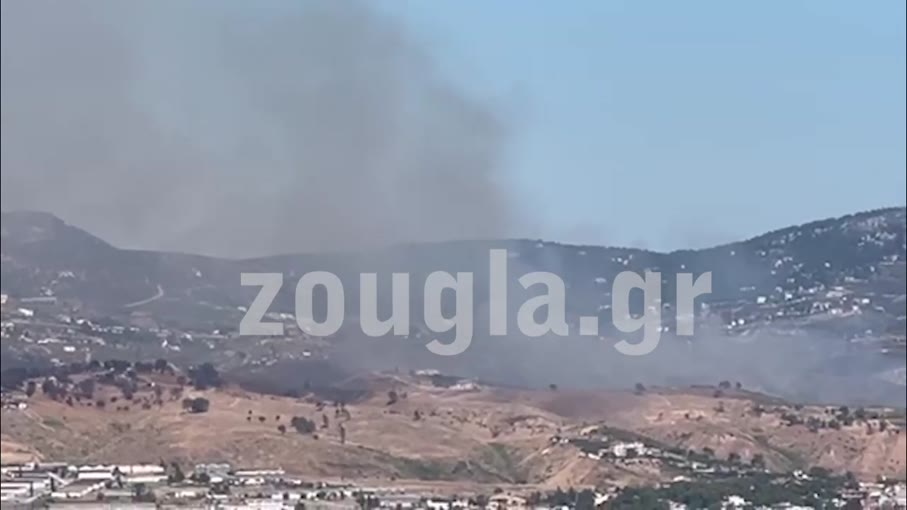 Υπό έλεγχο η πυρκαγιά στη Δροσοπηγή Αττικής