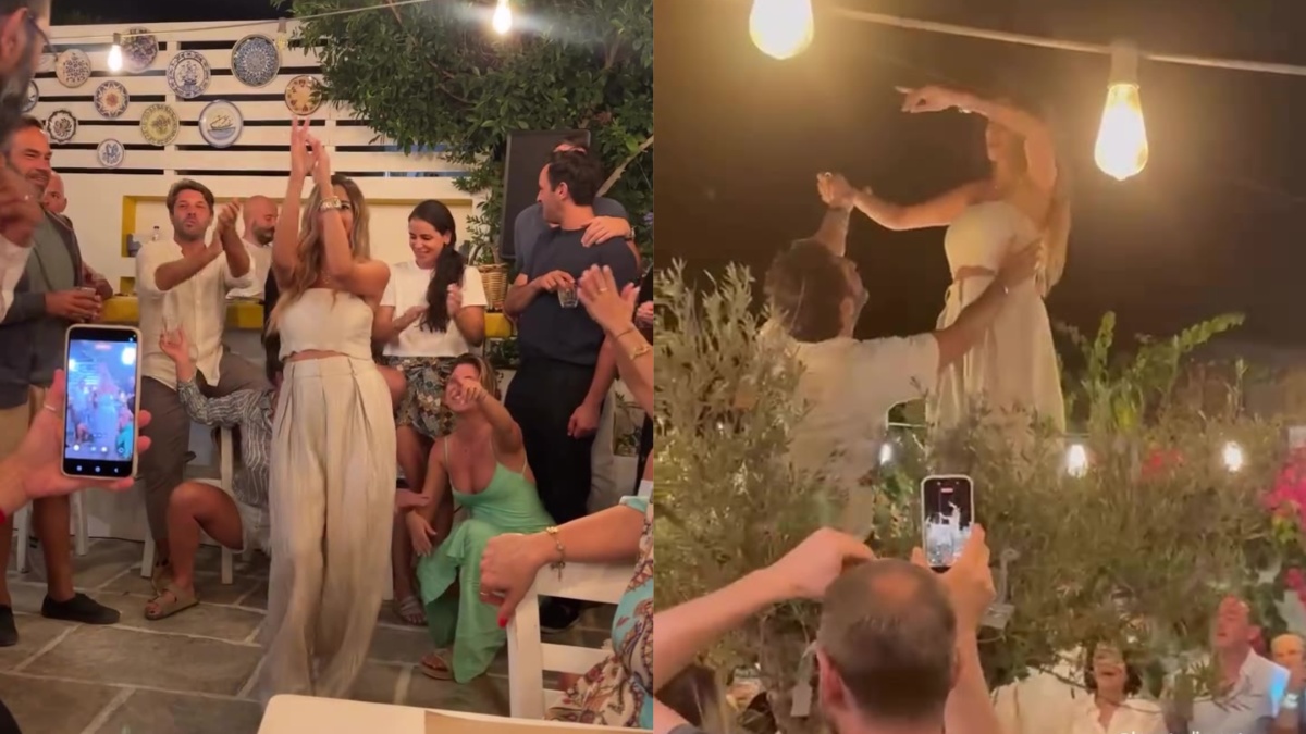 Νατάσα Σκαφίδα: Παντρεύτηκε στην Αντίπαρο η αδελφή της, Μαίρη – Η τελετή και ο χορός της νύφης