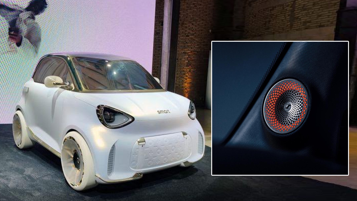Η Sennheiser επίσημος συνεργάτης της smart για το ηχοσύστημα του νέου smart #2- Στο Σαλόνι Αυτοκινήτου στο Παρίσι η αποκάλυψη