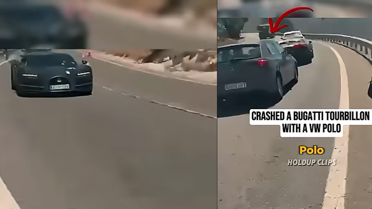 VW Polo έπεσε πάνω σε… Bugatti Tourbillon αξίας 3.8 εκατ. ευρώ (Βίντεο)