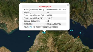Σεισμός 3,6 Ρίχτερ στο Ρίο