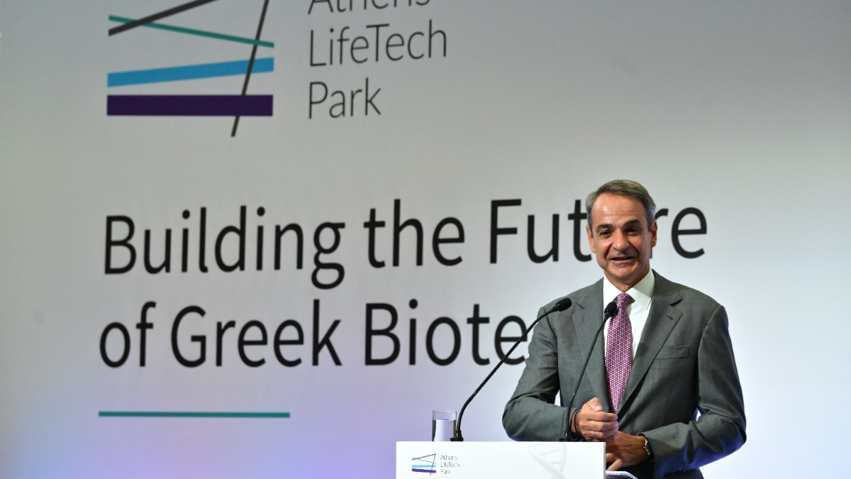 Μητσοτάκης από το Athens LifeTech Park στα Σπάτα: Επένδυση 70 Εκατ. ευρώ και «εικόνα από το μέλλον» για τη βιοτεχνολογία