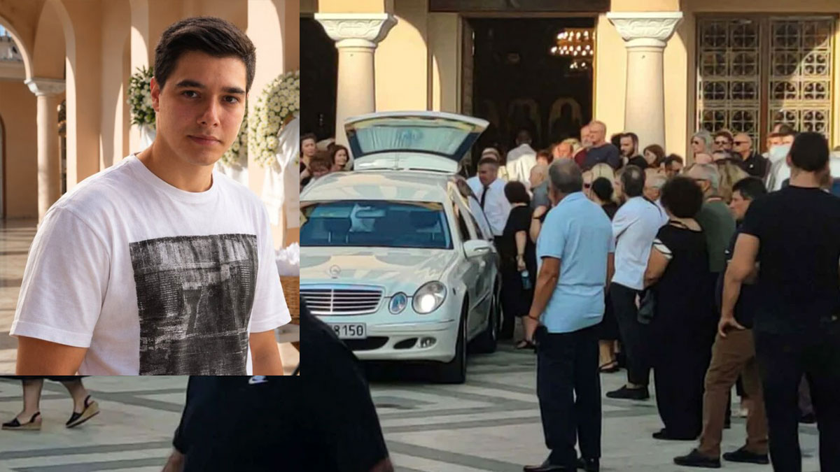 Ράγισαν καρδιές στην κηδεία του 32χρονου αδελφού της Όλγας Φαρμάκη, Μανούσου
