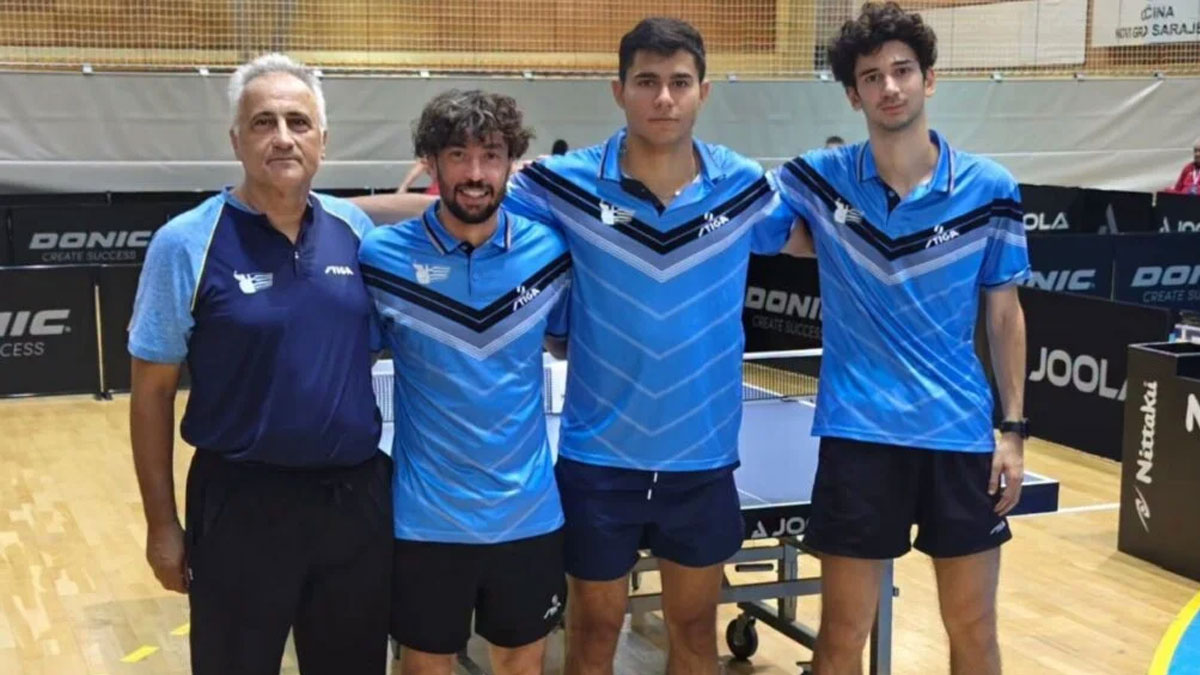 Πινγκ πονγκ: Χάλκινο μετάλλιο η Εθνική ανδρών στο Βαλκανικό Πινγκ πονγκ: Χάλκινο μετάλλιο η Εθνική ανδρών στο Βαλκανικό