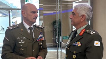 Κύπρος: Στη Ρώμη ο Αρχηγός της Εθνικής Φρουράς