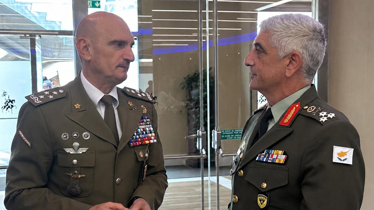 Κύπρος: Στη Ρώμη ο Αρχηγός της Εθνικής Φρουράς
