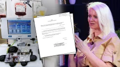 Με 1,5 μήνα καθυστέρηση και ως «πρόσθετο εξάρτημα» δήλωσε η Γάκα το μηχάνημα πλασμαφαίρεσης