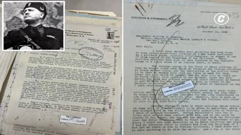 Αποκαλύψεις από τα αμερικανικά αρχεία: Ο Μουσολίνι, ο Τσώρτσιλ και η λίστα του Αλμιράντε Αποκαλύψεις από τα αμερικανικά αρχεία: Ο Μουσολίνι, ο Τσώρτσιλ και η λίστα του Αλμιράντε