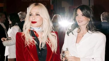 Δήμητρα Κούστα: Κομψή και ροκ στη μεγάλη συναυλία της Άννας Βίσση στο ΟΑΚΑ