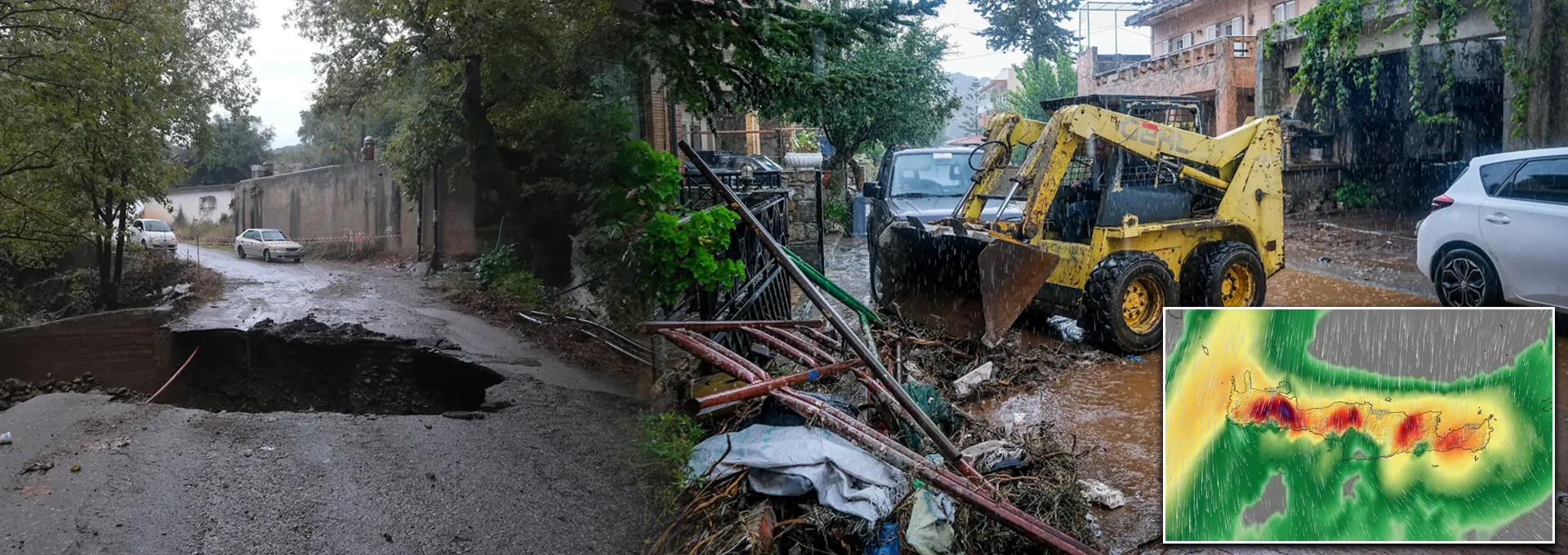 Στη δίνη του κυκλώνα η Κρήτη