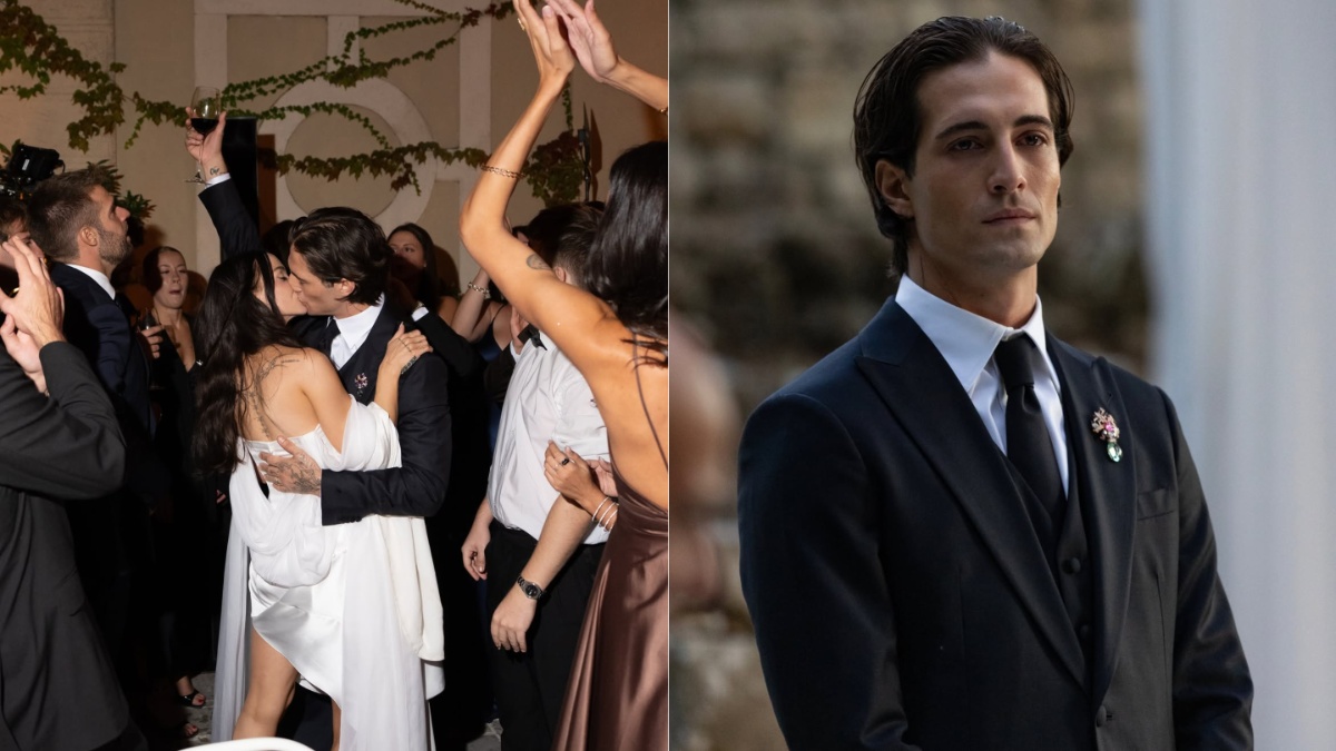 Damiano David: Οι πρώτες φωτογραφίες από τον γάμο του με την Dove Cameron στην Τοσκάνη