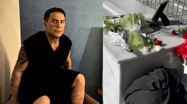 Το μαύρο ράσο που τοποθετήθηκε στον τάφο του Γιώργου Μαζωνάκη