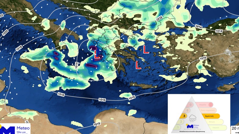 ΕΜΥ: Έκτακτο δελτίο για ισχυρές καταιγίδες την Τρίτη και την Τετάρτη ΕΜΥ: Έκτακτο δελτίο για ισχυρές καταιγίδες την Τρίτη και την Τετάρτη