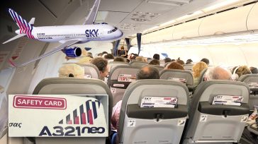 Αφάνταστη ταλαιπωρία για τους επιβάτες από το Παρίσι για Αθήνα με πτήση της SKY EXPRESS