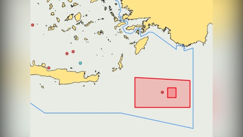 Η περιοχή που είναι δεσμευμένη για την άσκηση ΕUΝΟΜΙΑ 2026