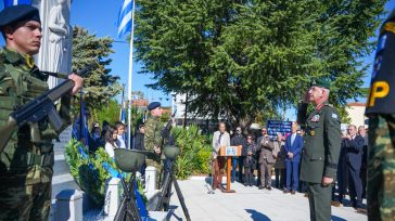 Στις εκδηλώσεις μνήμης για τα 85 χρόνια από το Ολοκαύτωμα των Κερδυλλίων ο Αρχηγός ΓΕΕΘΑ