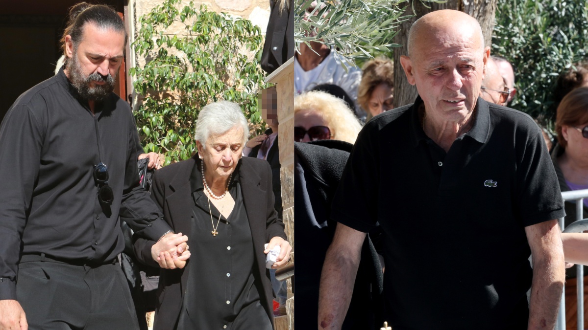 Γιώργος Μαζωνάκης: Κατέρρευσαν οι γονείς του, Κλειώ και Μανώλης έξω από την εκκλησία