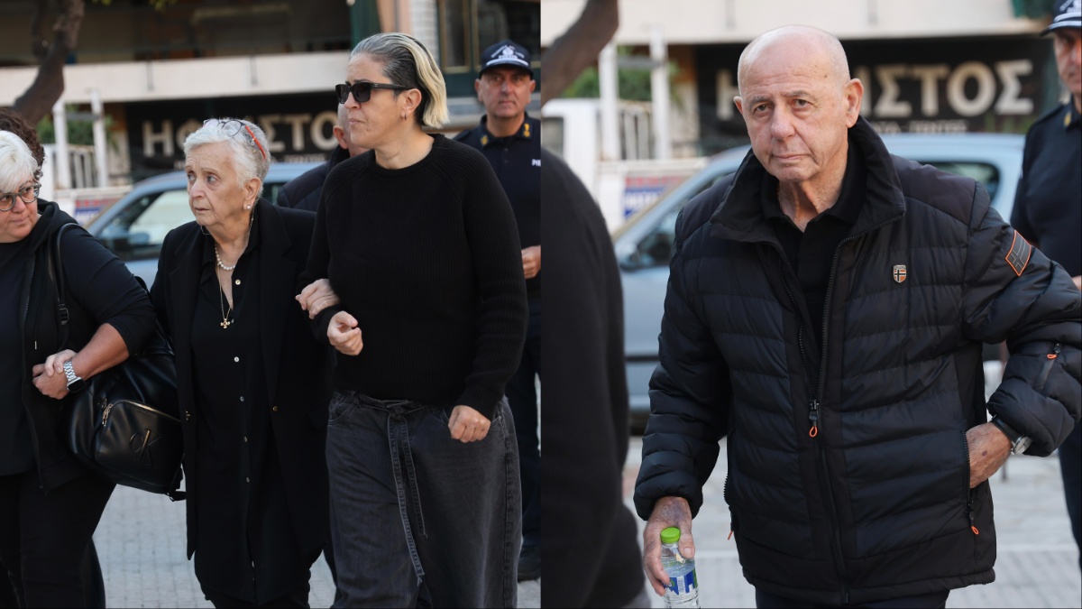 Γιώργος Μαζωνάκης: Οι γονείς και οι αδελφές του στον Ιερό Ναό Αγίας Τριάδας για το 40ήμερο μνημόσυνο
