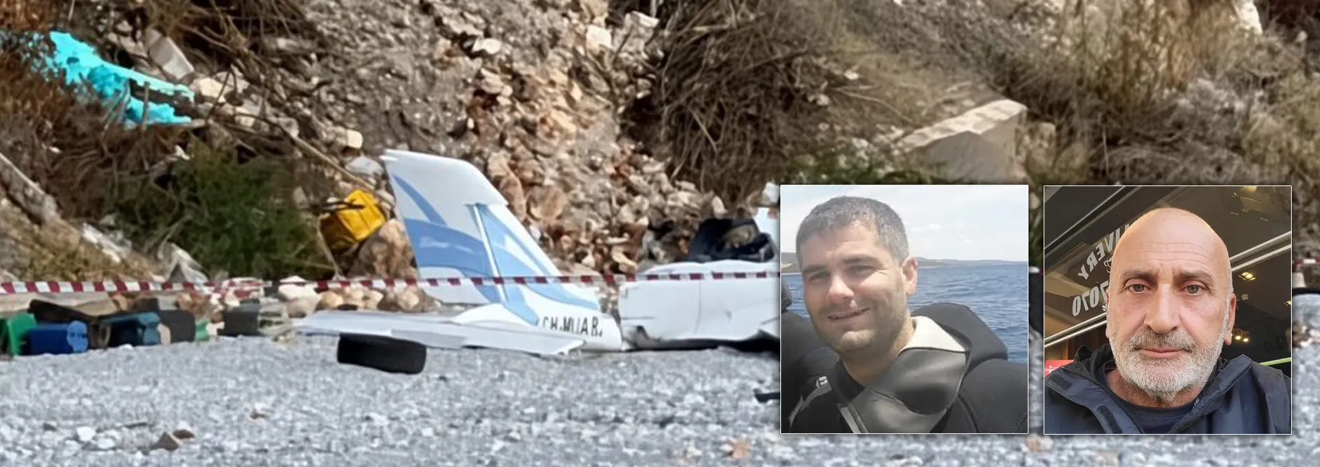 Πιερία: Οι φωτογραφίες των δύο θυμάτων της αεροπορικής τραγωδίας