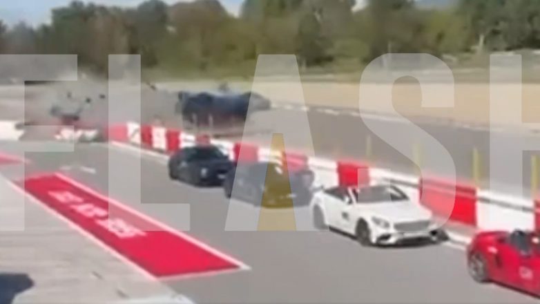 Τρομακτικό ατύχημα στις Σέρρες: Porsche 911 GT3 RS χτύπησε στις μπαριέρες και αναποδογύρισε (Βίντεο)