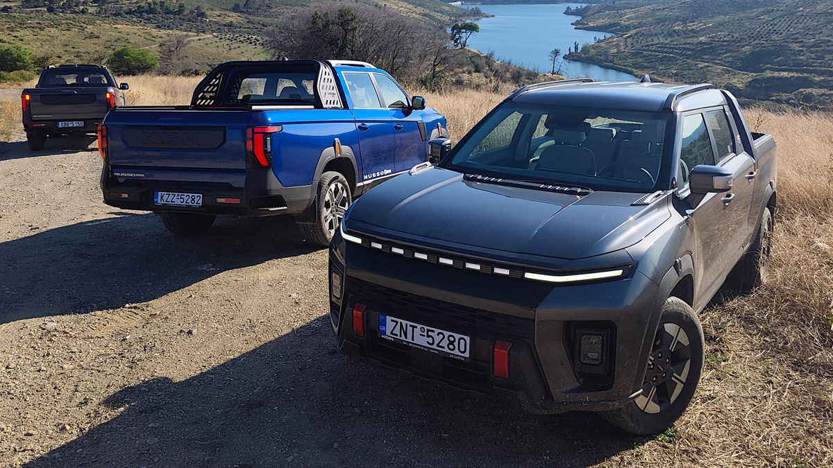 Πρώτη επαφή με το νέο KGM Musso: Το σκληροτράχηλο Pick-up των 29.990 ευρώ που διατίθεται και ως diesel και ως αμιγώς ηλεκτρικό (Βίντεο)