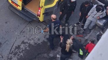 Ηράκλειο: Αιματηρή συμπλοκή με έναν τραυματία