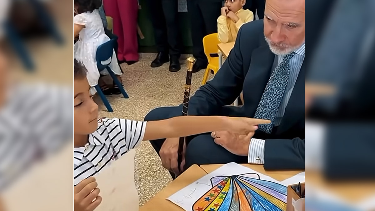 «Τι σου αρέσει στο σχολείο; – Αυτή»: Η viral ατάκα ενός μαθητή στον βασιλιά Φελίπε