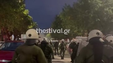 Θεσσαλονίκη: Νέα επεισόδια στο κέντρο με χημικά και κρότου-λάμψης