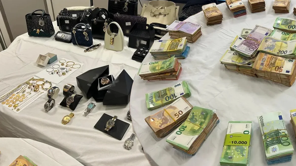 Ο θησαυρός με τα πανάκριβα ρολόγια, τις τσάντες και τα εκατομμύρια σε μετρητά του «Mr Χωριάτικο»