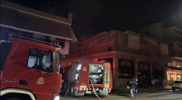 Λάρισα: Φωτιά στην γνωστή ταβέρνα «Νταλάκας»