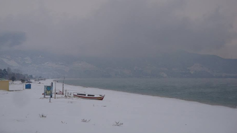 χιονισμένη Ασπροβάλτα (Ιανουάριος 2017)
